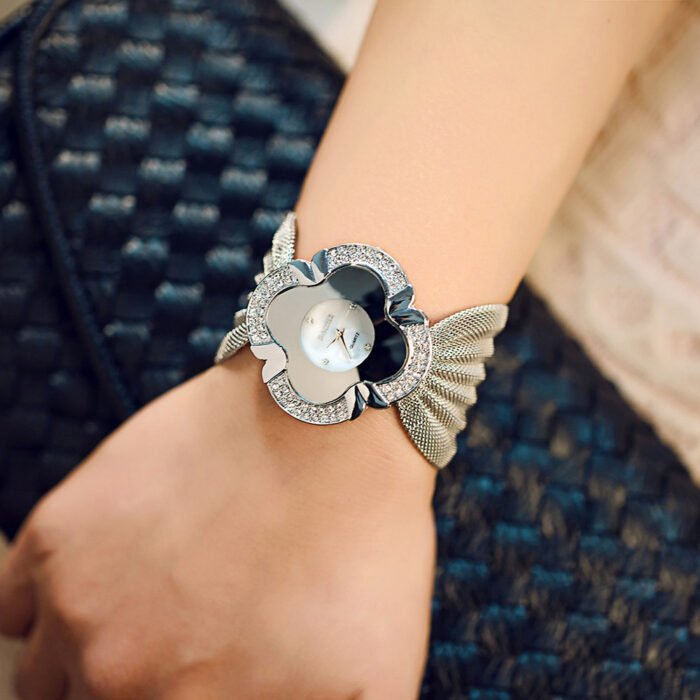 Diamond Encrusted Bralette Quartz Watch 4