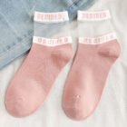 Summer Socks For Women Girls Floral Cool Socks Transparent Silk Like Crystal Casual Sock Floral Girls Elastic Short Female Meias – 16 23