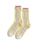 Women Socks Female Japanese Sweet Kawaii Cute Girl Stockings Ruffles Lolita Mesh Breathable Female Thin Middle Tube Socks Summer 6