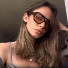 Vintage Square Thick Frame Double Bridges Sunglasses 1