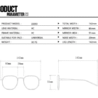 Vintage Square Thick Frame Double Bridges Sunglasses 6