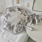 French Style Retro Folding Umbrella for Rural Areas UV Resistant Sun Shading and Rain Resistant Dual-purpose Umbrella 3
