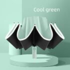 UV resistant automatic folding umbrella suitable for wind,rain and sunlight UPF 50+windproof outdoor travel sunshade umbrella - Reseda 10