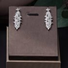 crystal wedding necklace set 3