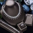 crystal wedding necklace set – white [200006153] 23
