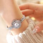 Flower Dial Quartz Wristwatch – Silver 5