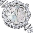 Elegant Petal Shape Quartz Wristwatch 6
