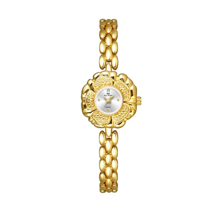Flower Dial Quartz Wristwatch – WHITE 8