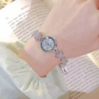 Flower Gold Silver Bracelet Small Quartz Wristwatch 6