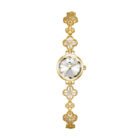 Flower Gold Silver Bracelet Small Quartz Wristwatch – Gold 7