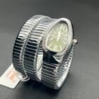 Serpentine Design Diamond Quartz Wristwatch 2