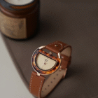 Circular Geometric Hook Wrist Watch 2
