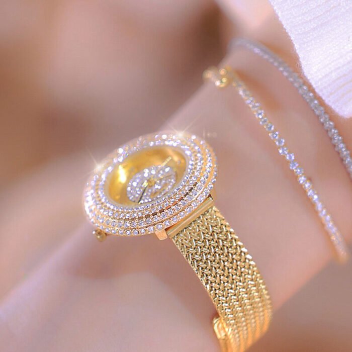Circular Rhinestone Watch 2
