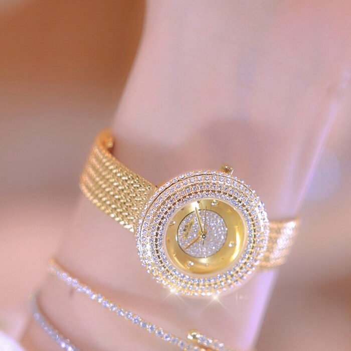 Circular Rhinestone Watch 3