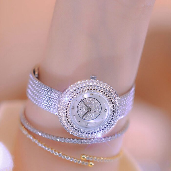 Circular Rhinestone Watch 4
