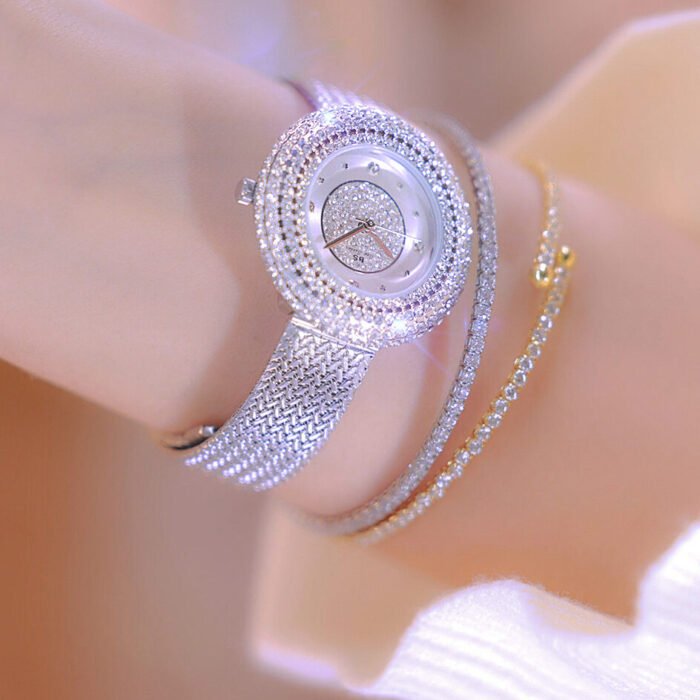 Circular Rhinestone Watch 5