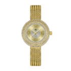 Circular Rhinestone Watch – Gold 6