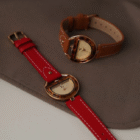 Circular Geometric Hook Wrist Watch 3