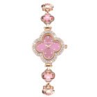 Flower Quartz Gemstone Bracelet Wristwatch – Cherry Blossom 6