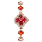 Flower Quartz Gemstone Bracelet Wristwatch – Ruby 7