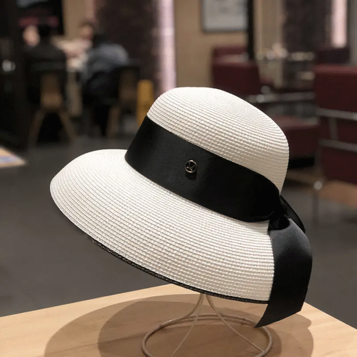 Beach Ribbon Bucket Hat – WHITE 7