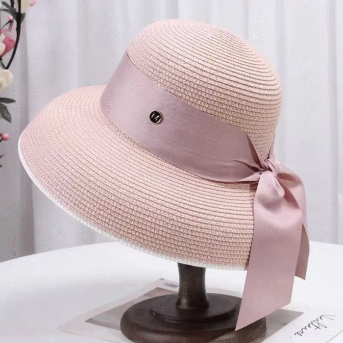 Beach Ribbon Bucket Hat – Pink 11