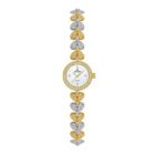 Hearts Diamond Bralette Stainless Steel Wristwatch – gold silver 1738 10