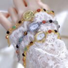Colorful Jade Bracelet Wristwatch 4