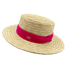 bow ribbon flat top large brim straw hat – 10 17
