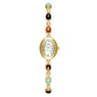 Colorful Jade Bracelet Wristwatch – WHITE 9