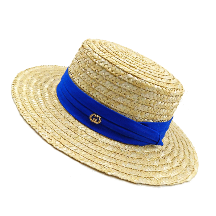 bow ribbon flat top large brim straw hat – 11 18