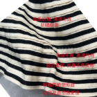 Stripe black and white Bucket Hat 6