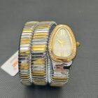 Serpentine Design Diamond Quartz Wristwatch – 2686S-GSW 10