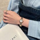 Gold Bracelet Design Waterproof Quartz Watch 2