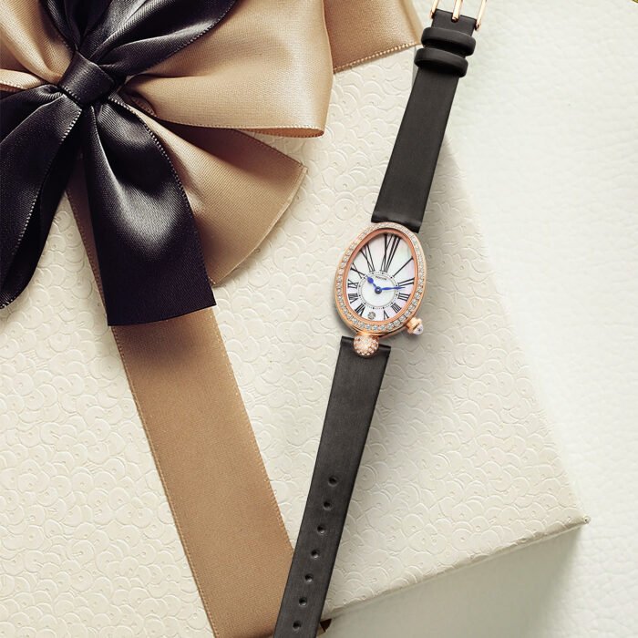 Oval Roman Numbers Quartz Leather Waterproof Watch 5