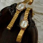 Simple Gold Stainless Steel Watch 1