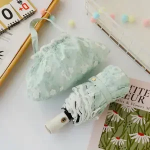 Lace Embroidery Anti-ultraviolet Umbrella