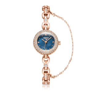 Zircon Bracelet Quartz Wristwatch