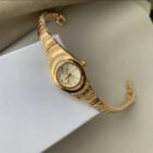 Gold Quartz Wrist Watch 3