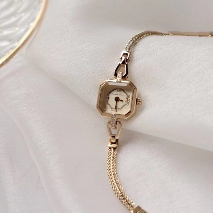 Gold Chain Bracelet Watche – HMA117 Light Gold 8