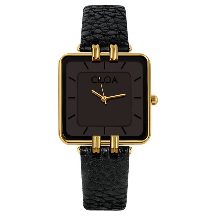 Large Square Quartz Wristwatch 9