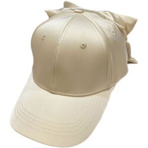 Satin Bow Baseball Cap