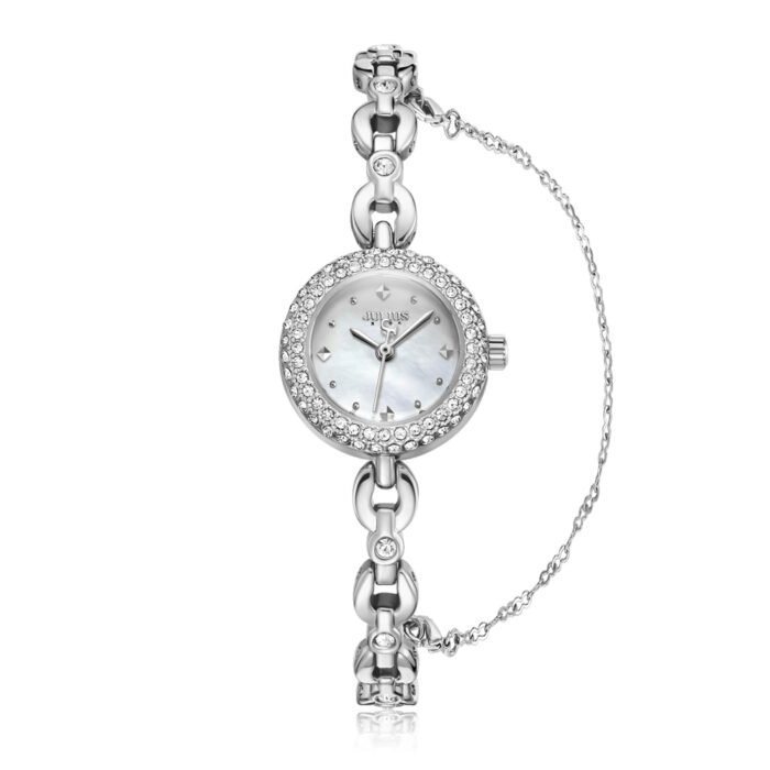 Zircon Bracelate Quartz Wristwatch 5