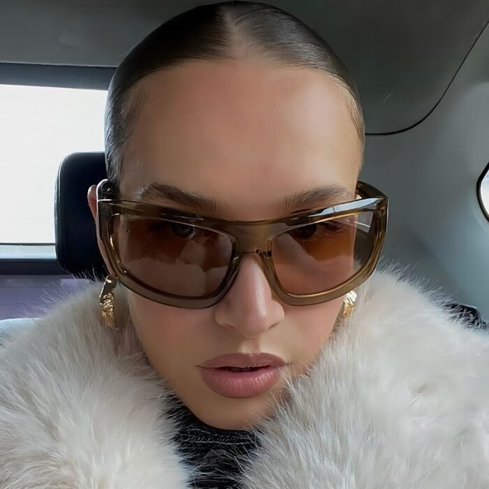 Wrap Around Tined Thick SunGlasses 1