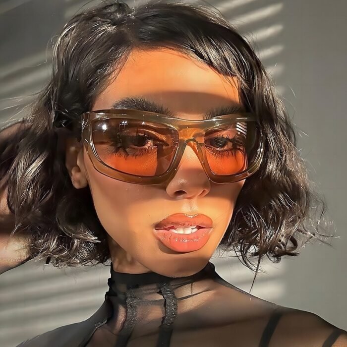 Wrap Around Tined Thick SunGlasses 3