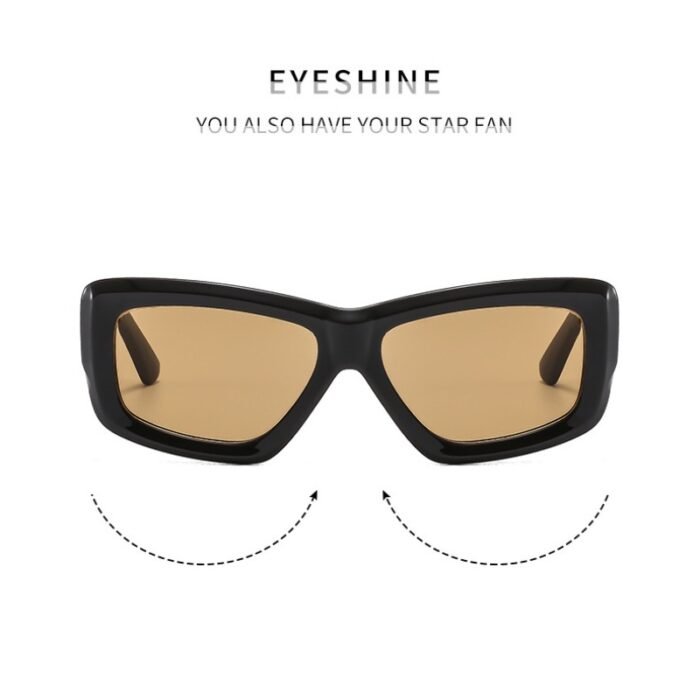 Wrap Around Tined Thick SunGlasses 4