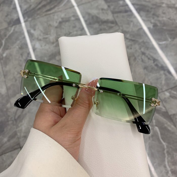 Rimless Gradient SunGlasses 4