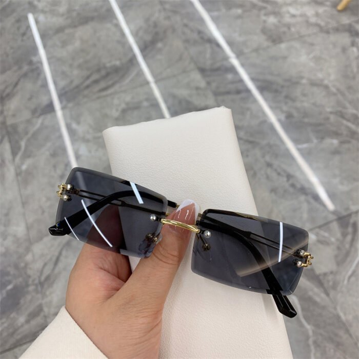 Rimless Gradient SunGlasses 6