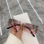 Rimless Gradient SunGlasses – 4 10