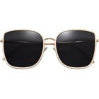 white concave shape sunglasses 3